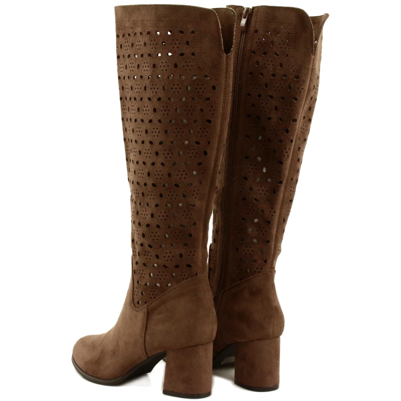 M.Daszyński Áttört csizma barna oszlopon SA156-10 3