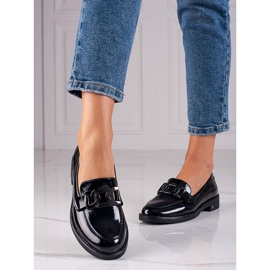 W. Potocki Fekete lakkozott cipő v. Potocki 1