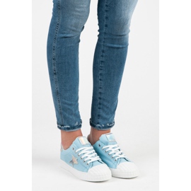 Hologramos tornacipő kék 1