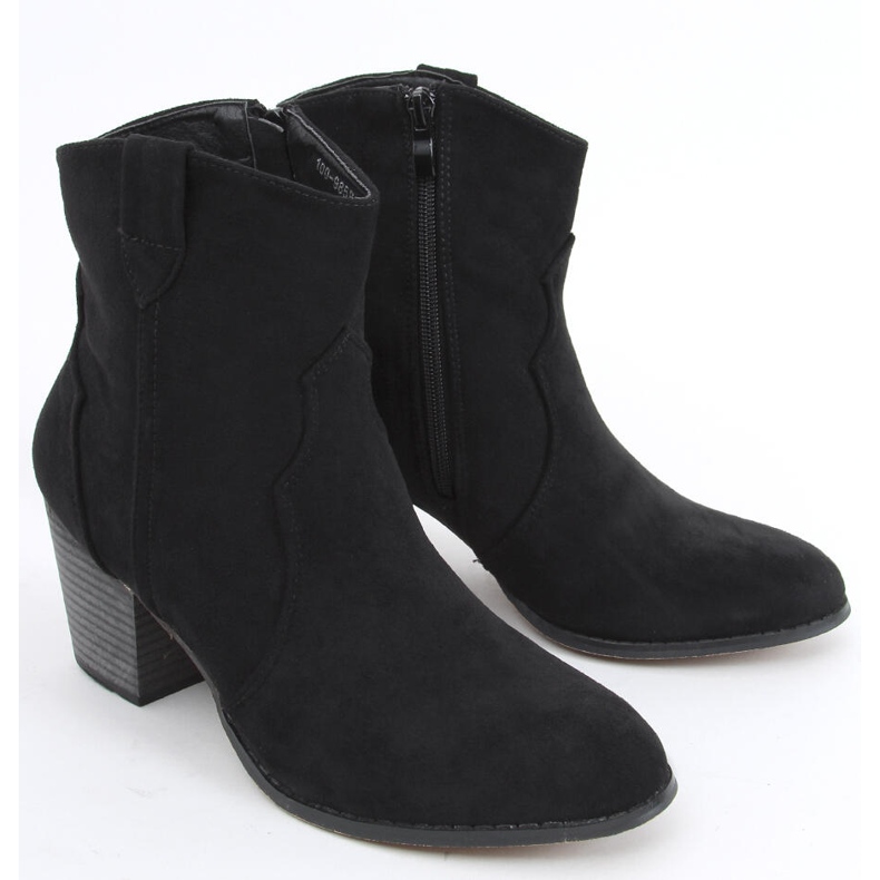 Seed Black magas sarkú cowboy csizma fekete 1