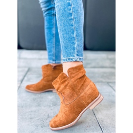 Rejtett Deer Camel éksarkú csizma barna 1