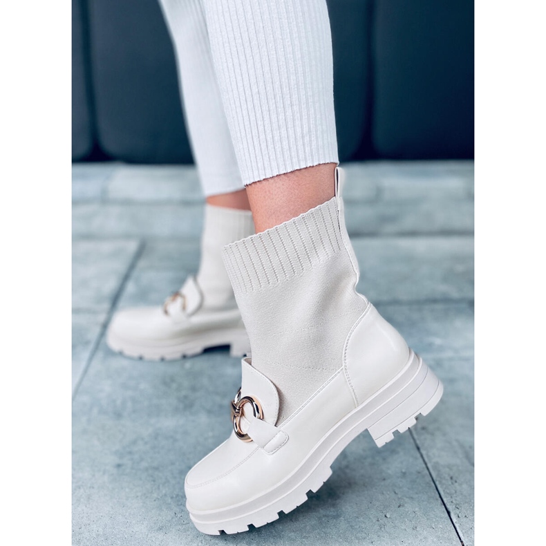 Tone Beige zokni felsőrész bézs 1