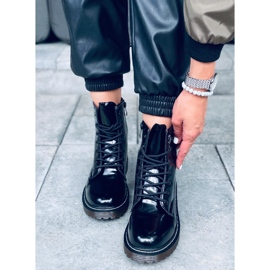 Dona Black női bokacsizma fekete 1