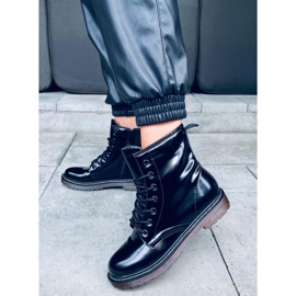 Dona Black női bokacsizma fekete 2