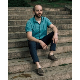 Olivier Férfi cipő mokaszin 906 nyári barna szürke 5