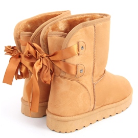 Emusy hócsizma Stella Camel masnival barna 2