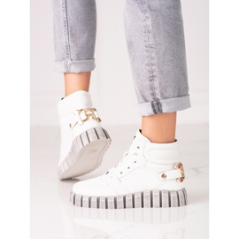 W. Potocki Női sportcipő Potocki fehér az emelvényen 2