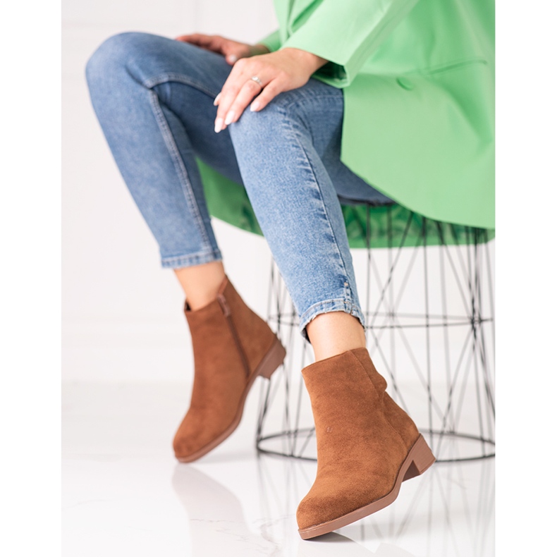 Shelovet barna alacsony női csizma 2