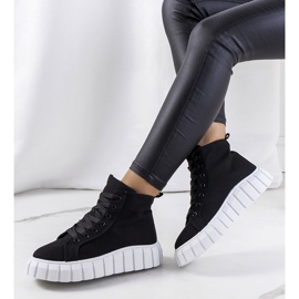 BM Fekete tornacipő a Horizo ​​platformon 1