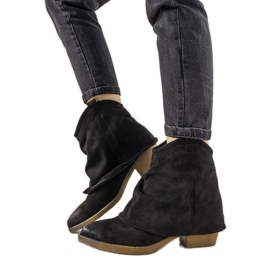 Fekete női cowboy csizma Belloci 1