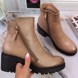 Vinceza W JAN139B bézs csizma munkás 1