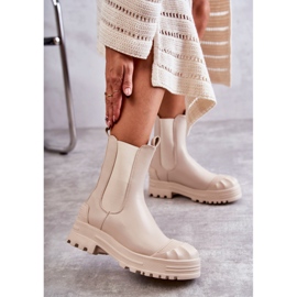 PG1 Klasszikus High Workers bézs Bassti csizma 1