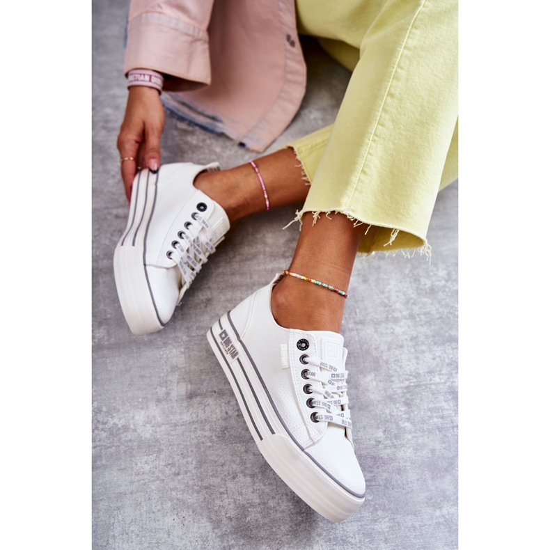 Alacsony női tornacipő Big Star KK274014 fehér 2