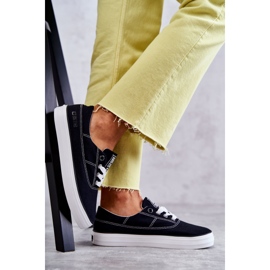 Női szövet tornacipő Big Star KK274019 fekete 1