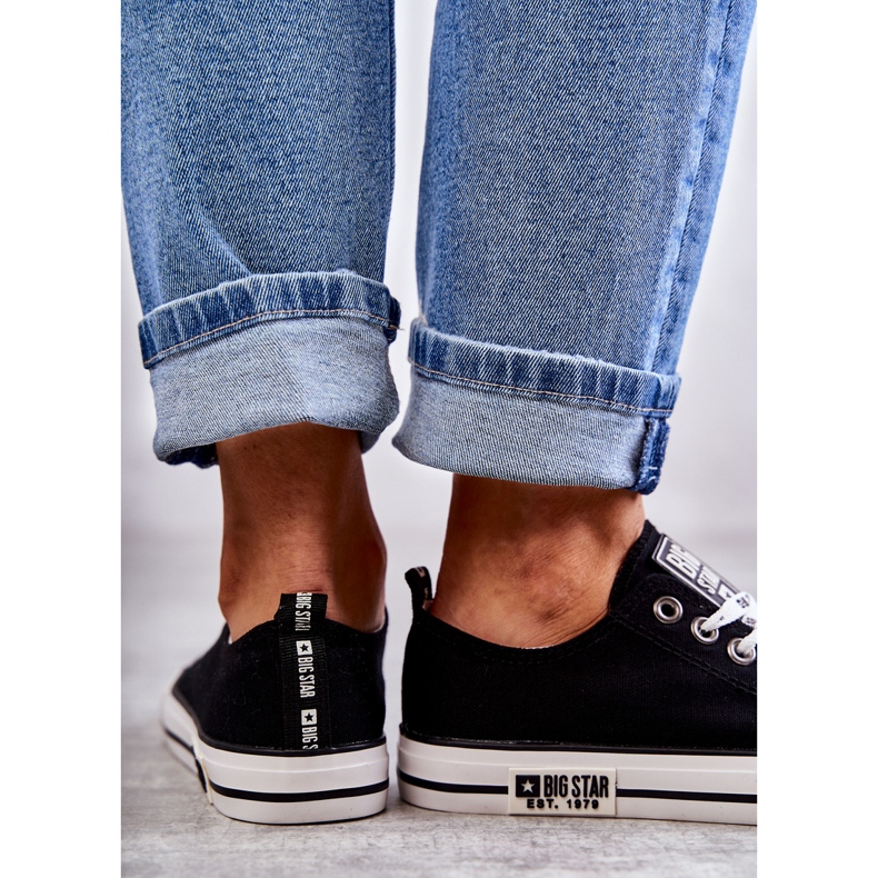 Női anyagú tornacipő Big Star KK274102 Fekete 1