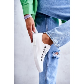 Női bőr tornacipő Big Star KK274105 fehér 2