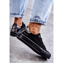 Női anyagú tornacipő Big Star KK274036 fekete 1