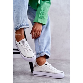 Női anyagú tornacipő Big Star KK274037 fehér 1