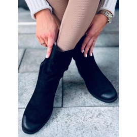 Bakancs rejtett Bansi Black éken fekete 2