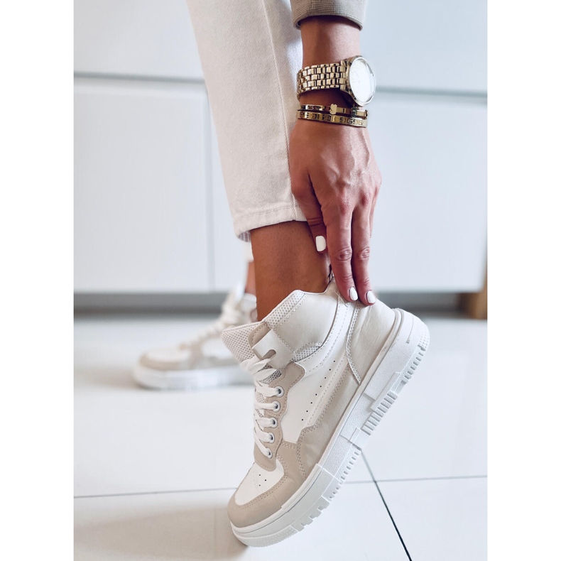 Myles Beige magas szárú tornacipő bézs 1