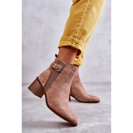 Velúr Csizma Egy Posta Barna Vannes 1