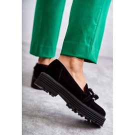 Női velúr cipő Laura Messi 2523 fekete 2