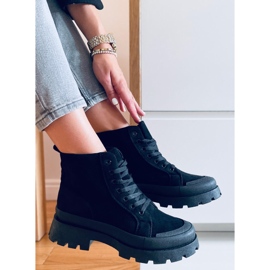 PA1 Baghra fekete trekking tornacipő 1