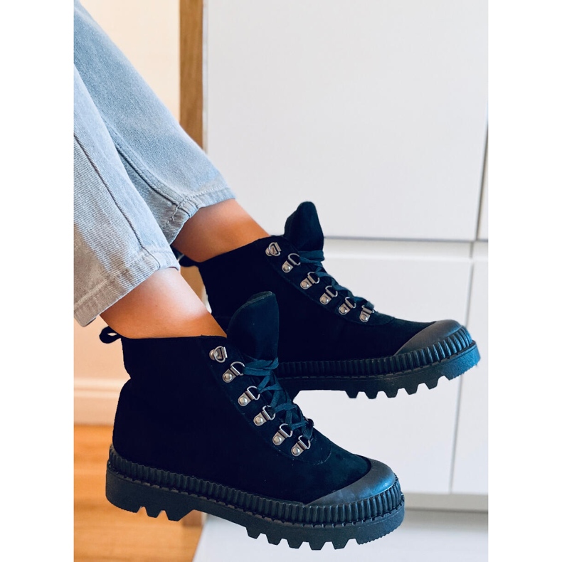 PA1 Malyen Fekete trekking tornacipő 1