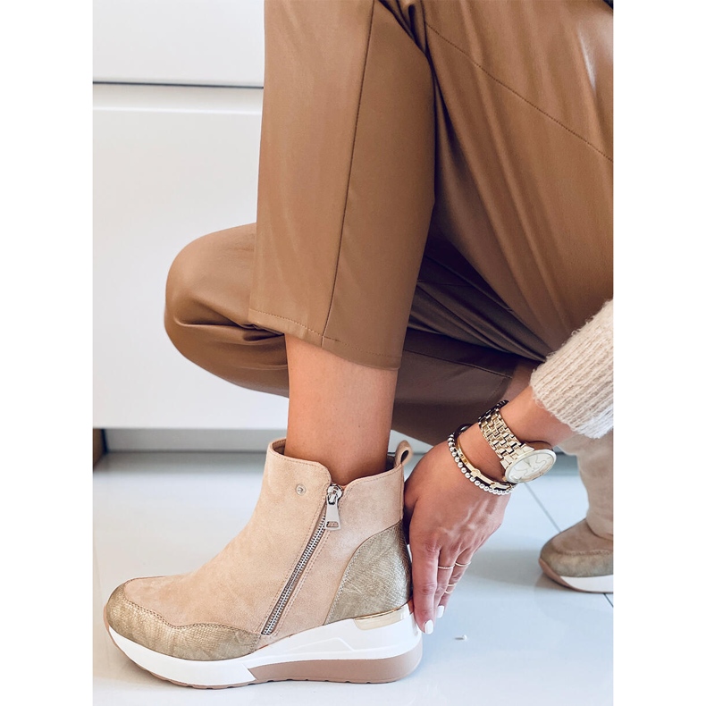 PA1 Ékcsizma Micah Beige bézs 1