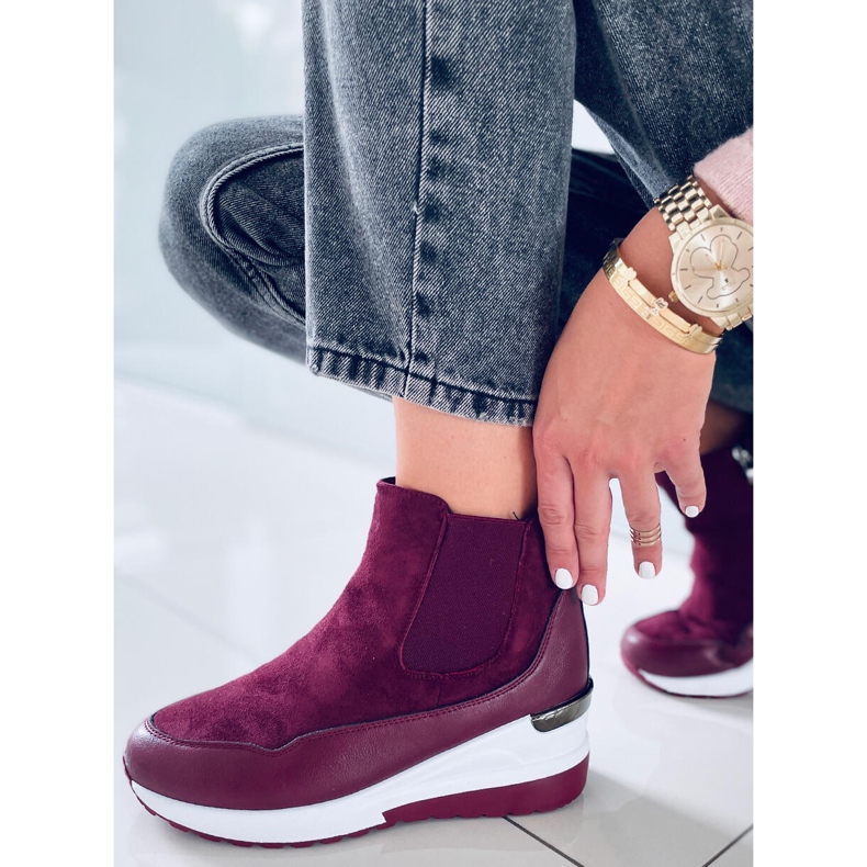 Ékcsizma Byers Burdeos piros sokszínű 1