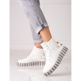 W. Potocki Női sportcipő Potocki fehér az emelvényen 1