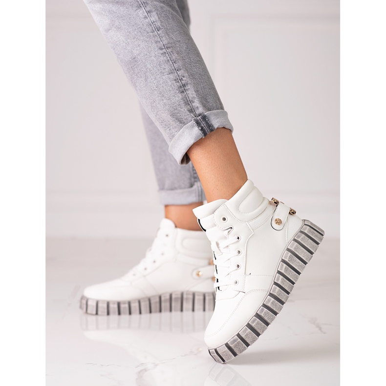 W. Potocki Női sportcipő Potocki fehér az emelvényen 1