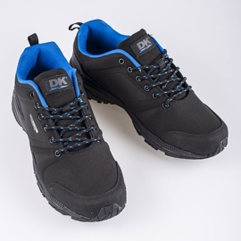 DK férfi trekking cipő fekete-kék 1