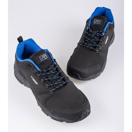 DK férfi trekking cipő fekete-kék 2