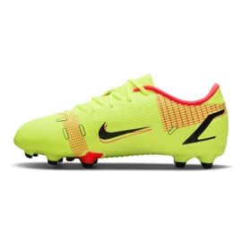 Nike Mercurial 14 Vapor Academy FG / MG Jr CV0811-760 futballcipő sárgák 1 Nike Mercurial 14 Vapor Academy FG / MG Jr CV0811-760 futballcipő sárgák 1