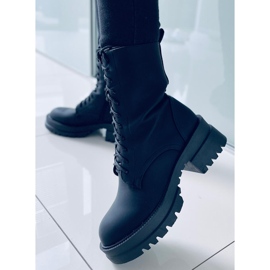 Jasper Black fűzős csizma fekete 1 Jasper Black fűzős csizma fekete 1