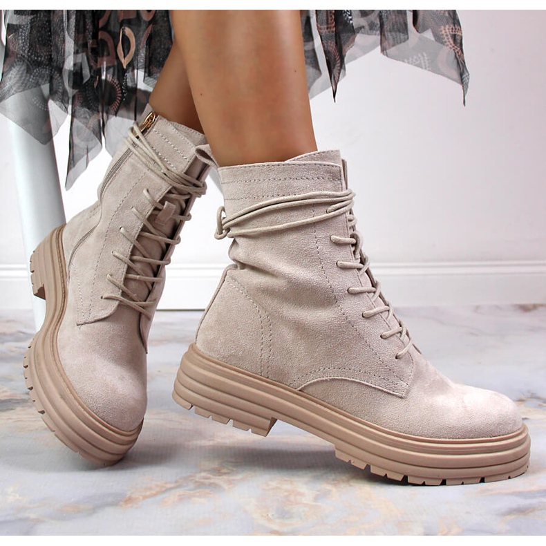 S.Barski Trapper csizma, velúr bézs S. Barski 1