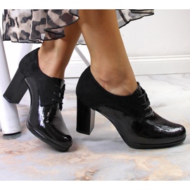 Női jazzcipő egy fekete Jezzi poszton 1