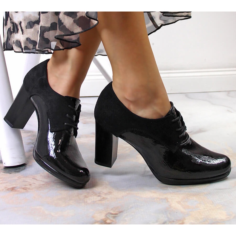 Női jazzcipő egy fekete Jezzi poszton 1