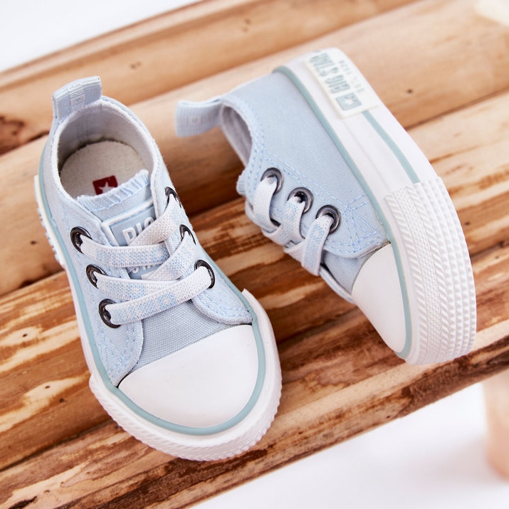 Gyermek anyagú tornacipő Big Star KK374053 kék 1