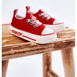 Gyermek anyagú tornacipő Big Star KK374051 Piros 1