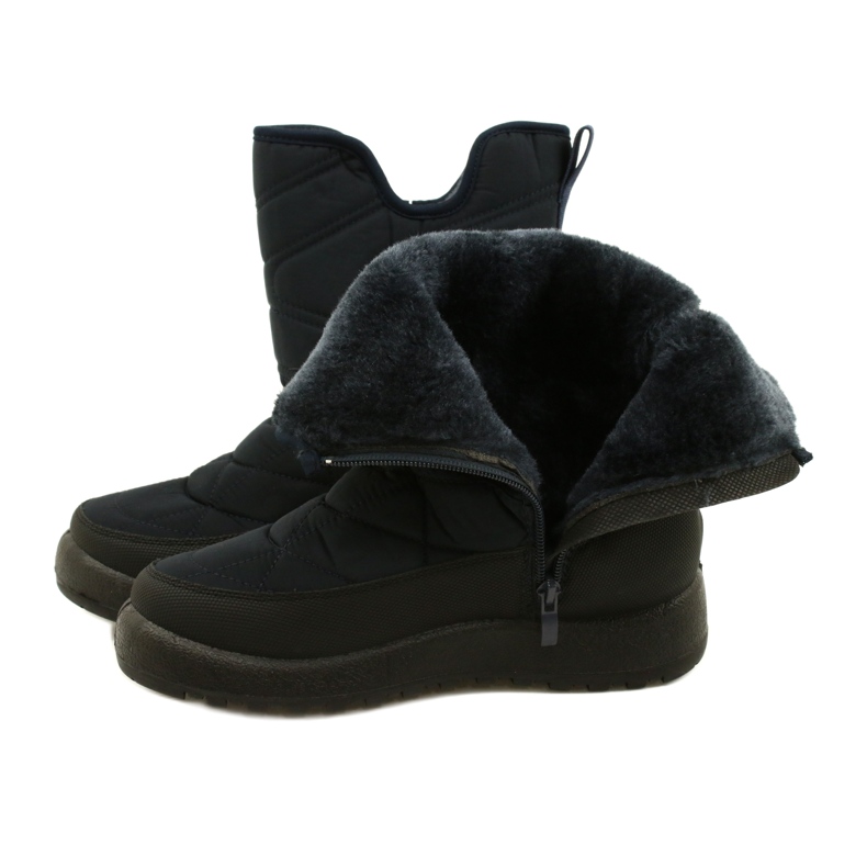 Evento Női hócsizma vízálló sötétkék fekete 6