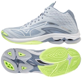 Mizuno Wave Lightning Z7 Mid W V1GC225002 röplabda cipő szürke a szürke árnyalatai 1