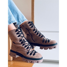 Conor Khaki fűzős csizma barna 2 Conor Khaki fűzős csizma barna 2