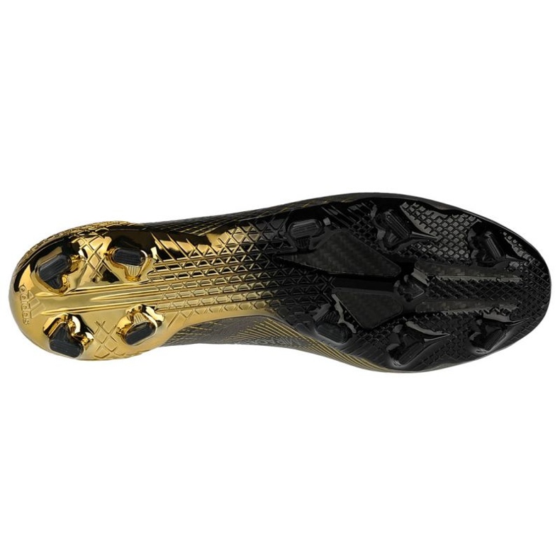 Adidas X Ghosted + Fg M FX9098 futballcipő fekete aranysárga aranysárga 3
