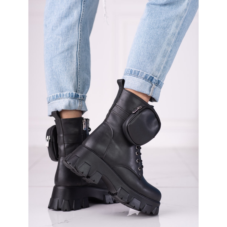 Fekete női táskák Shelovet táskával 1