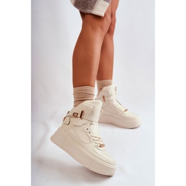 FB2 Női szigetelt magas sportcipő bézs Lexa 2