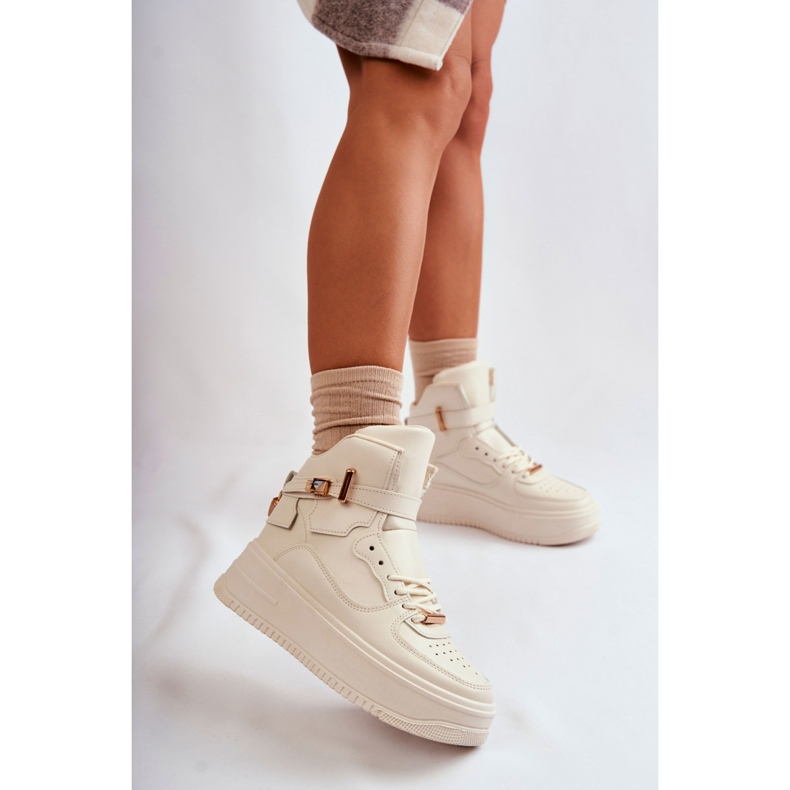 FB2 Női szigetelt magas sportcipő bézs Lexa 2