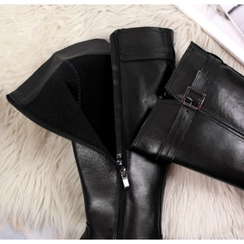Fekete Dolce Pietro bőr női csizma 2 Fekete Dolce Pietro bőr női csizma 2