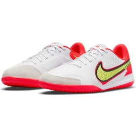 Nike Tiempo Legend 9 Academy Ic Jr DA1329 176 futballcipő sárga, fehér, többszínű fehér 1